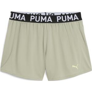PUMA - W STRONG KNIT SHORT - Trainingsshort - Lux Army - Tot aan de knieën