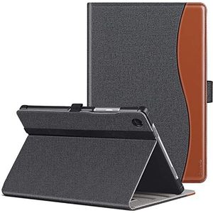 ZtotopCases Hoes voor Samsung Tab A8 2022 (SM-X200/SM-X205), premium PU-leer business stand folio, Samsung Galaxy Tab A8 hoes 10,5 inch met automatische wake/slaapfunctie - denim zwart