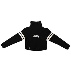 Eivy Dames Peg Cropped Fleece Pullover Team Black