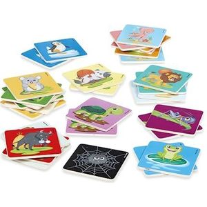 Dal - Memo Animals, Watch out the spider. Houten geheugenspel met 32 kaarten. Geschikt voor kinderen 3+