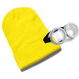 MFAZ Morefaz Ltd Minion-Bril - Verkleedkostuum - Geel - Volwassenen