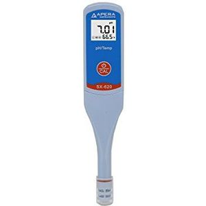 Apera Instruments SX620 zak-pH-meter (pH 0, 01 nauwkeurigheid, automatische temperatuurcompensatie, waterdicht, compact)