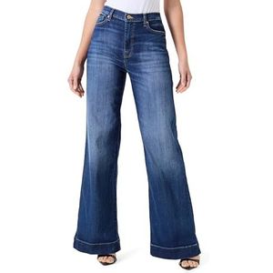 7 For All Mankind Dames Jeans, Donkerblauw, 28
