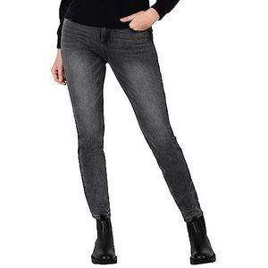 Timezone Dames Tight Aleenatz Womenshape Jeans, Vulcano Grey Wash, 26W x 30L