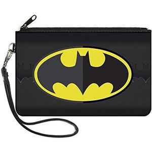 Buckle-Down Batman Portemonnee met ritssluiting, grote accessoires, Batman, 20,3 x 12,7 cm, Meerkleurig, 8"" x 5