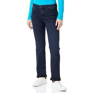TOM TAILOR Dames Kate Straight Fit Jeans 1034220, 10173 - Dark Stone Blue Black Denim, 27W / 30L