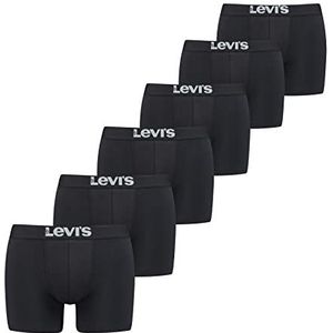 Levi's Heren Solid Basic Boxershort, zwart, one size, Zwart, one size
