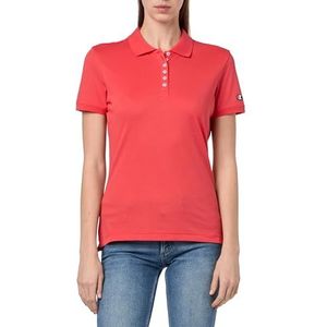 Champion Legacy Icons Tonal Logo Polo W - Light Pique S/S Polo, Rood Koraal, L Dames SS24, Koraal Rood, L