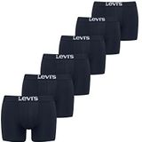 Levi's Solid Basic Boxer voor heren, marineblauw, One Size, marineblauw, one size
