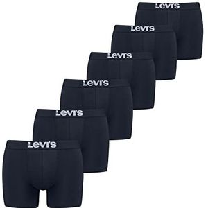 Levi's Solid Basic Boxer voor heren, marineblauw, One Size, marineblauw, one size