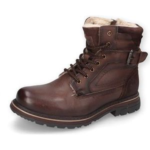 Dockers by Gerli Combat Boots voor heren, warm gevoerd, bruin 300, 41 EU