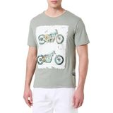 KEYLARGO KLBRAKE T-shirt - Saliegroen - Katoen