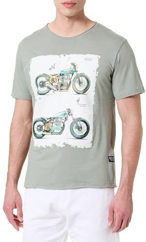 KEYLARGO KLBRAKE T-shirt - Saliegroen - Katoen