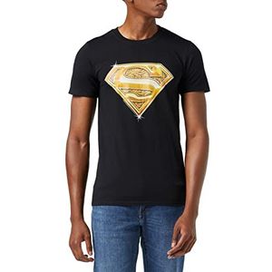 DC Comics DC0001516 DC Comics Officiële Superman Bling Logo Crew Neck T-shirt met korte mouwen voor heren