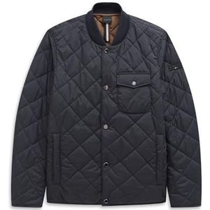 bugatti Herenblouse, modern, herfst, winter, gewatteerde jas, overgangsjas, drukknopen, 390-marine, 48