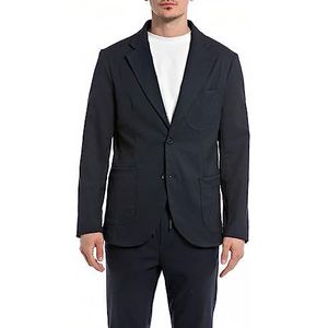 Replay Herenblazer Smart Business, 086 Deep Blue, XXL
