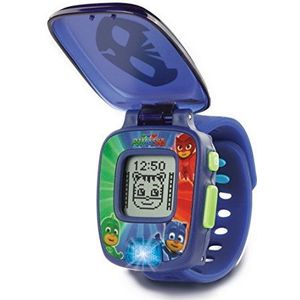 VTech PJ Masks Gatuno 3480-175822 Educatieve klok, digitaal, met minspelletjes en activiteiten, blauw