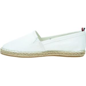 Tommy Hilfiger Dames Basic Tommy Flat Espadrille, Ecru, 36 UK, Ecru, 36 EU