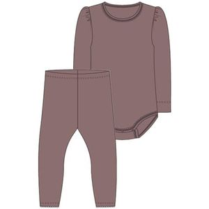 Name it baby Dames Nbfnigella Ls Slim Body/Legging Set, Twilight Mauve, Numeric_86, Twilight Mauve, numeric_86