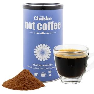 Chikko Not Coffee Cichorei Koffie Instant 1 x 150 g - Gebrande Biologische Cichorei Koffie - Alternatief voor DecafeÃ¯ne Koffie - Vrij van Additieven en ChemicaliÃ«n - Gemaakt in Nederland