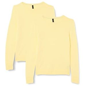 DeFacto Trui normale pasvorm voor dames - coltrui trui voor dames (geel, M), geel, M