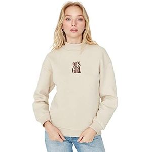 Trendyol TWOAW21SW0019/Bej Sweater voor dames, Beige, XL, Beige, XL