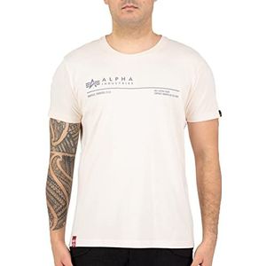 Alpha Industries AI Reflecterend T-shirt voor heren Jet Stream White
