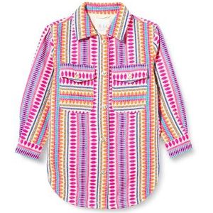 ZITHA Meisjesjas, meerkleurig roze, 122 cm