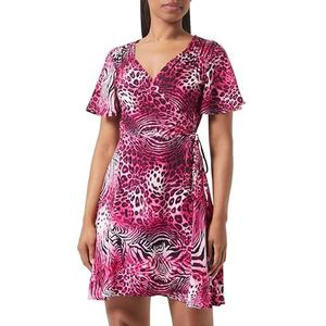 paino Dames mini-jurk met dierenprint 19227035-PA01, roze, S, Mini-jurk met dierenprint, S