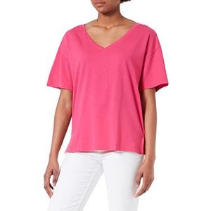 ESPRIT Dames 042EE1K331 T-shirt, 660/roze fuchsia, XS