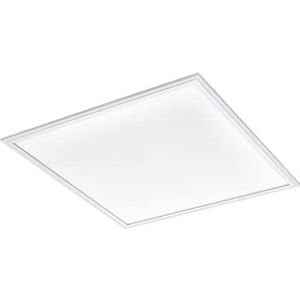 EGLO Access Salobrena-A Led-plafondlamp, 1 lichtpunt, led-plafondlamp van aluminium en kunststof in wit, met afstandsbediening, kleurtemperatuurverand