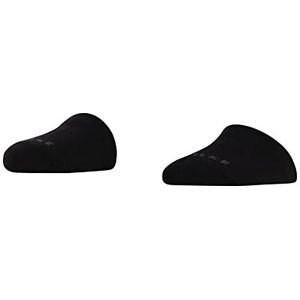 FALKE Dames Liner sokken Toe Sock W IN Katoen Onzichtbar eenkleurig 1 Paar, Zwart (Black 3009), ONESIZE