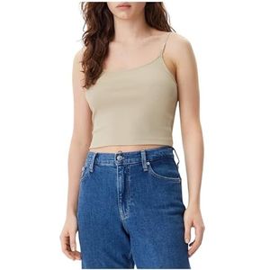 CK JEANS Dames LOGO ELASTIC STRAPPY TOP J20J225312, Grijs (Witte Peper), M, Grijs (witte peper), M