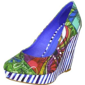 Desigual Shoes_Celia, damespumps, Grün Verde Oscuro 4011, 38 EU