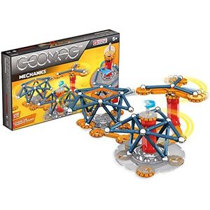 Geomag 722 722-Mechanics, 146-delig, geel rood, 146 stuks