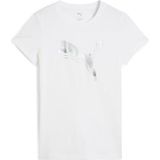 Puma - Ess Metallic - T-shirt - Zwart - Katoen