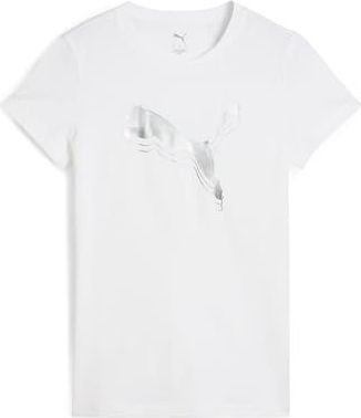 Puma - Ess Metallic - T-shirt - Zwart - Katoen