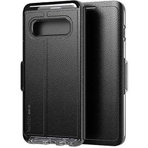 tech21 Tech Enterprises Beschermende Wallet Case voor Samsung Galaxy S10 Magnetische Sluiting Cover met Kaartopslag - Evo Wallet - Zwart