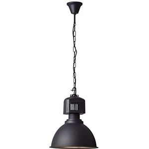 BRILLIANT lamp Blake hanglamp 39cm zwart | 1x A60, E27, 60W, geschikt voor standaardlampen (niet inbegrepen) | Schaal A ++ tot E | Ketting kan worden ingekort