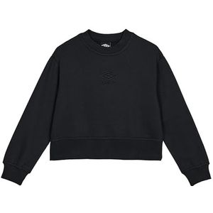 Umbro Core Womens Boxy Sweatshirt Zwart/Zwart