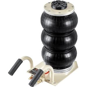 VEVOR Pneumatische krik, 3 ton, 3 ton, hefhoogte 140 tot 450 mm, hefhoogte in 5 seconden, met lange handgreep, voor reparatie van auto, vrachtwagen en meer