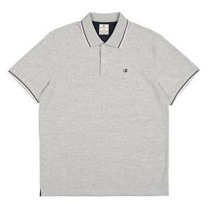 Champion Heren Legacy - Polo met borstlogo, grijs (EM021), M, Grijs (Em021), M