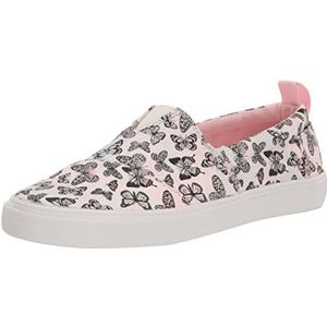 TOMS Tiny Alpargata Fenix Slip on Mocassin-zool voor meisjes, Roze Vlinder, 19.5 EU