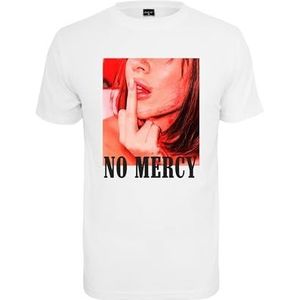 Mister Tee Heren No Mercy Tee T-shirt, wit (wit 00220)., S