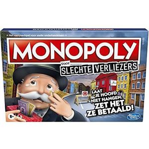 Hasbro Monopoly Slechte Verliezers - Hilarisch bordspel voor slechte verliezers vanaf 8 jaar