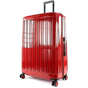 Piquadro Seeker koffer met 4 wielen, 75 cm, Rood, Eén maat, koffer