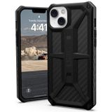 UAG Ontworpen voor iPhone 14 Plus Case Carbon Fiber 6.7 ""Monarch Robuuste Premium Beschermhoes Lichtgewicht Slank Schokbestendig Dropproof Compatibel met Draadloos Opladen door URBAN ARMOR GEAR