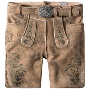 STOCKERPOINT Klederdracht broek 'Girgl'  camel / grijs