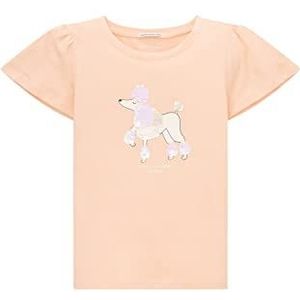 TOM TAILOR Meisjes T-shirt 1035170, 31080 - Sunny Apricot, 128-134