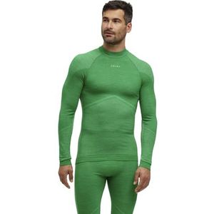 FALKE - Wool-Tech - Heren Top van Onderlaag - Groen - Functioneel Materiaal - Sneldrogend